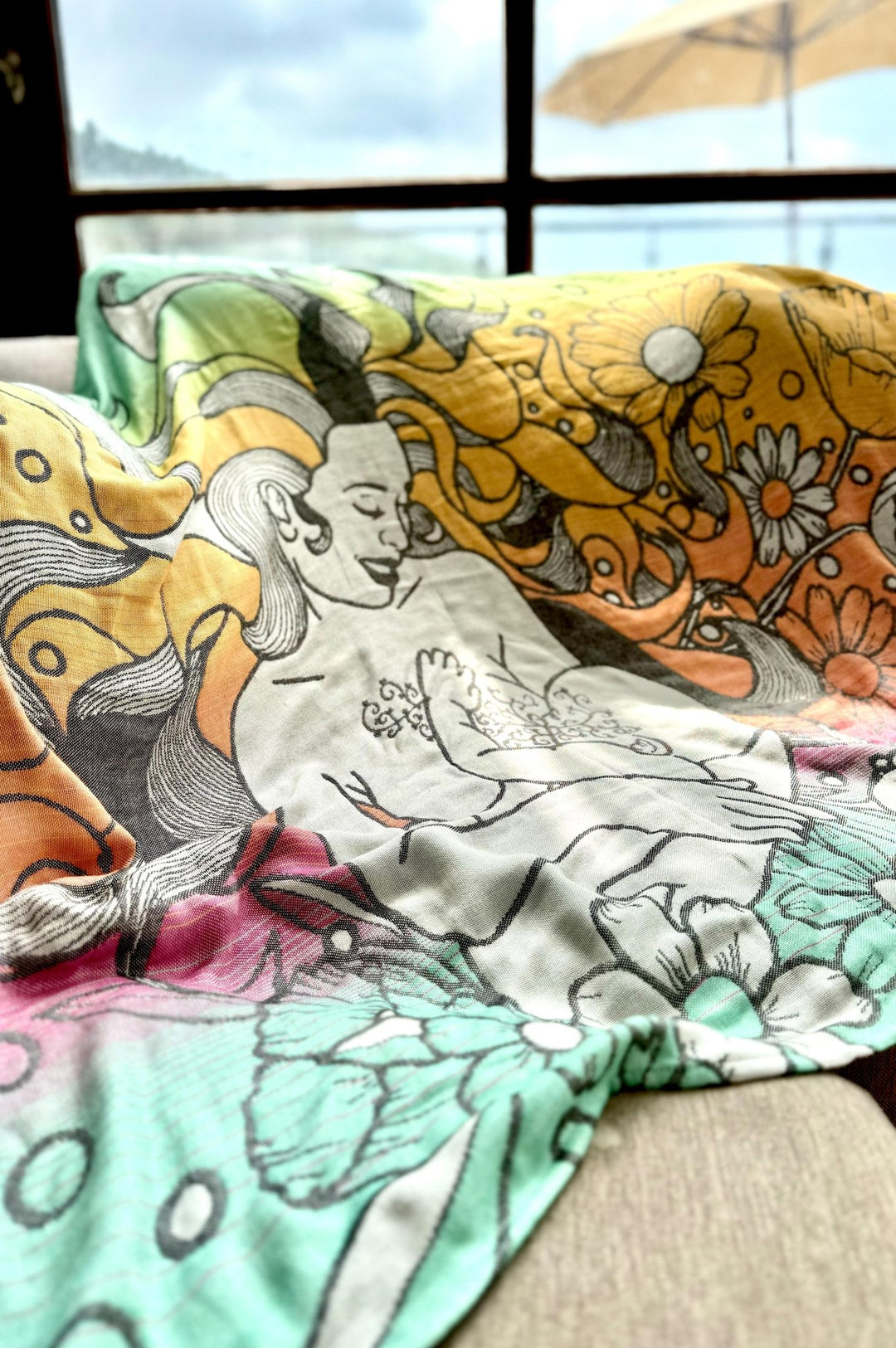 Baby blanket Rainbow Medusa - KOKADI