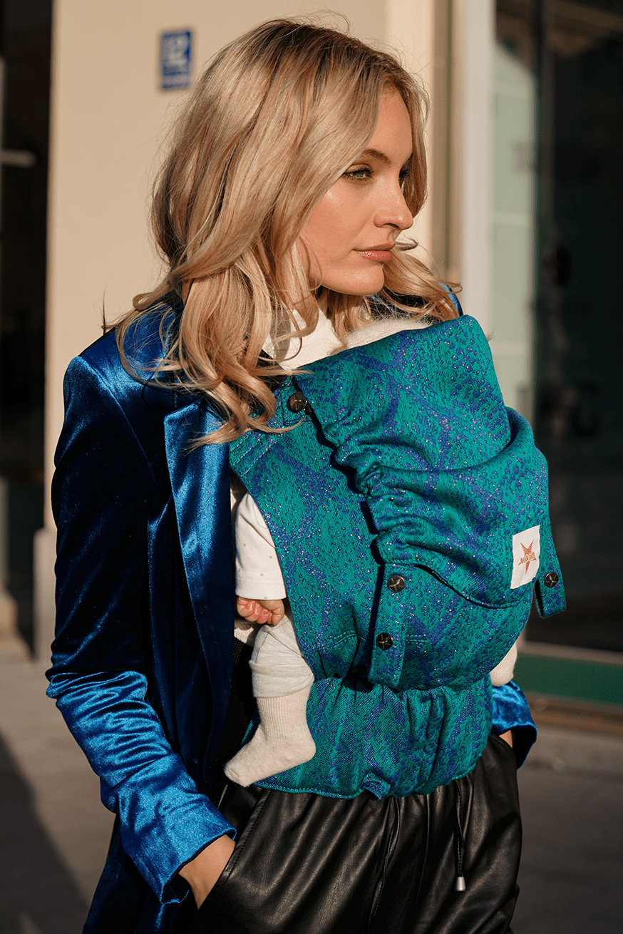 Marsupio Flip Serpente Azzurra - KOKADI