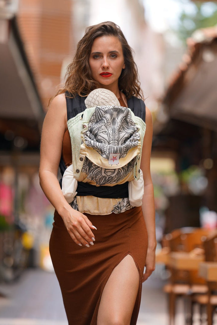 Baby Carrier TaiTai Wild Mandala Wolf - KOKADI