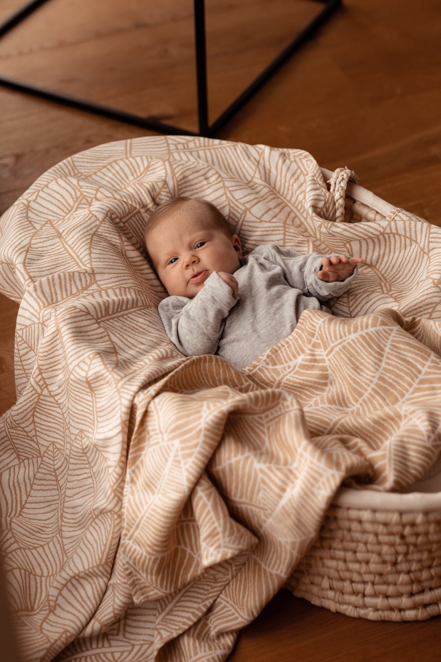 Golden Leaves Snuggle Blanket - KOKADI