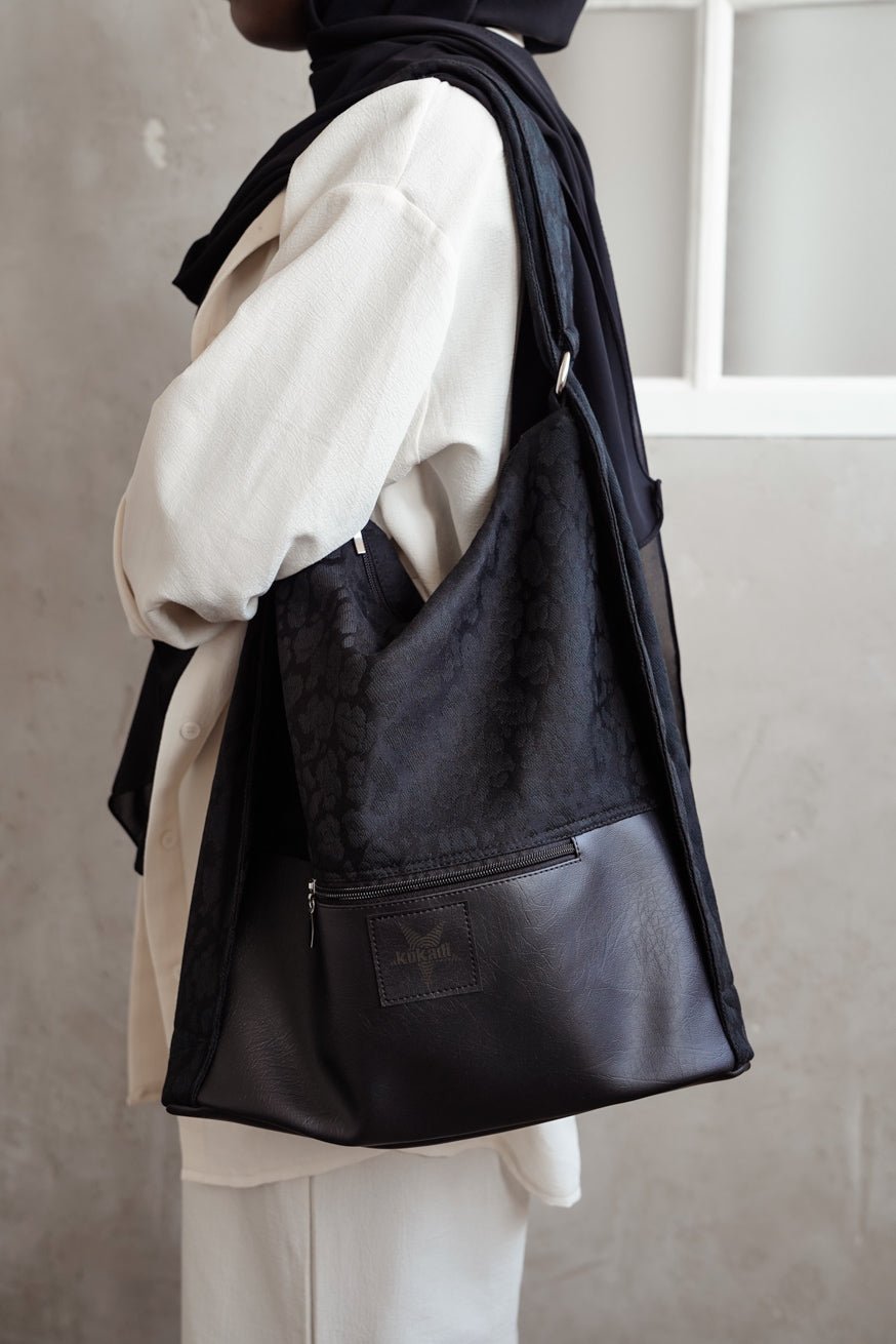 Backpack bag Safari Black Beauty - KOKADI