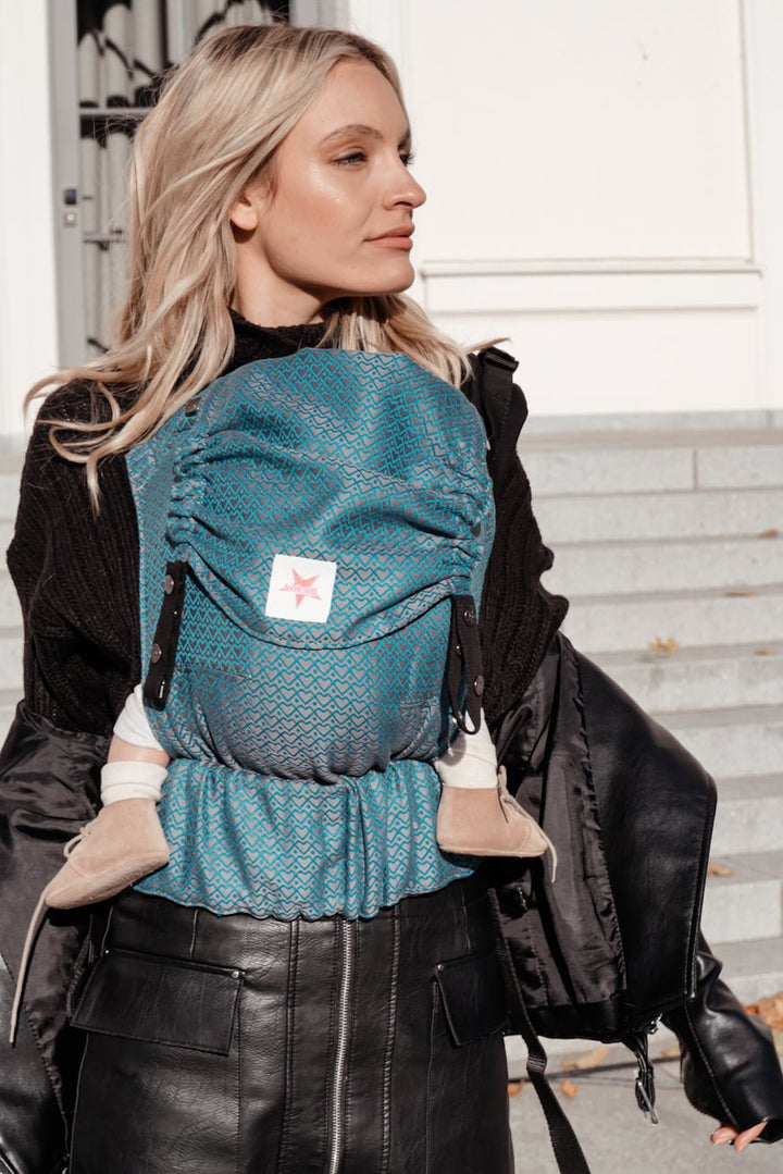 Mochila porta-bebés Flip Heart2Heart Lagoon - KOKADI
