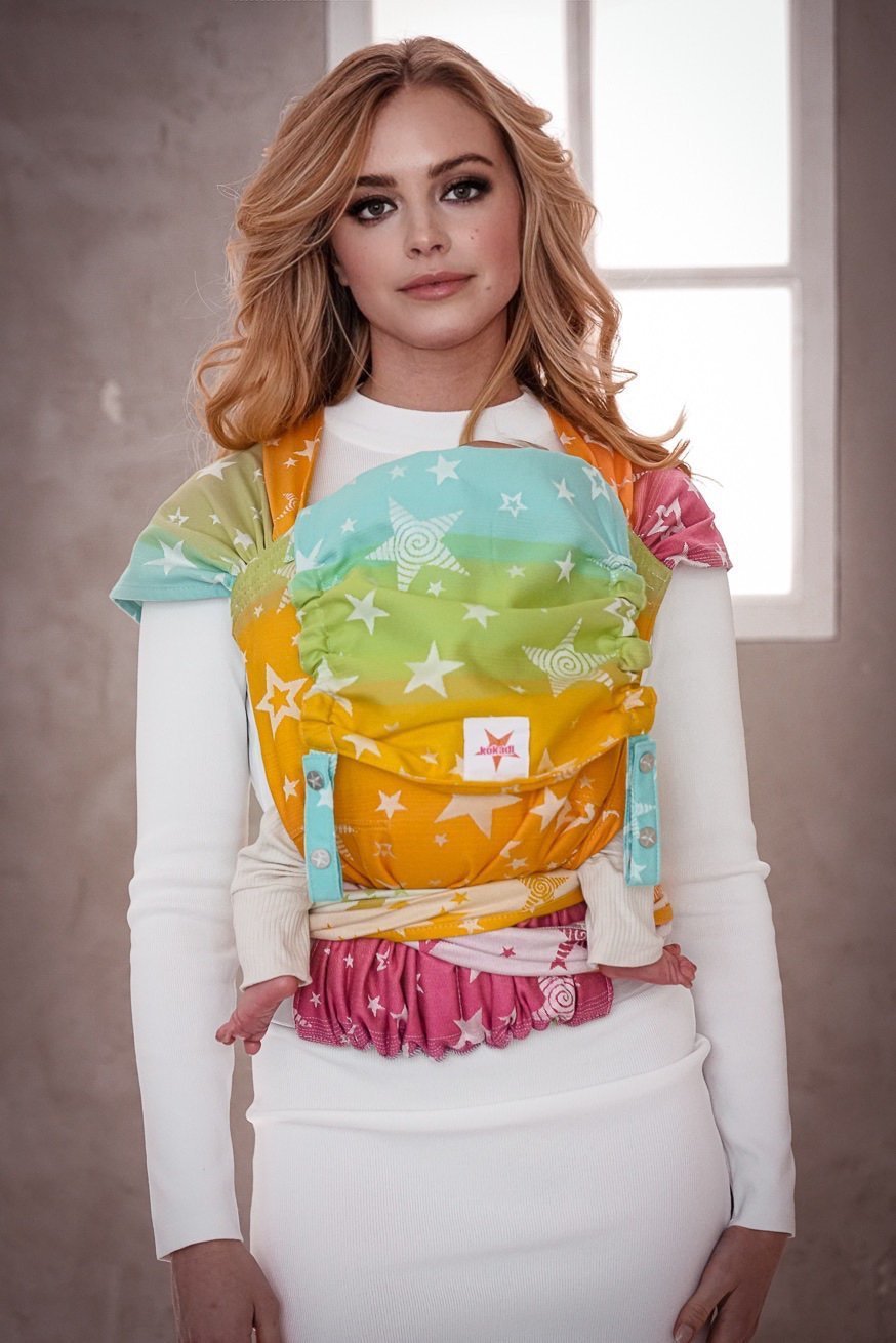Mochila porta-bebés WrapStar Julia Stars - KOKADI