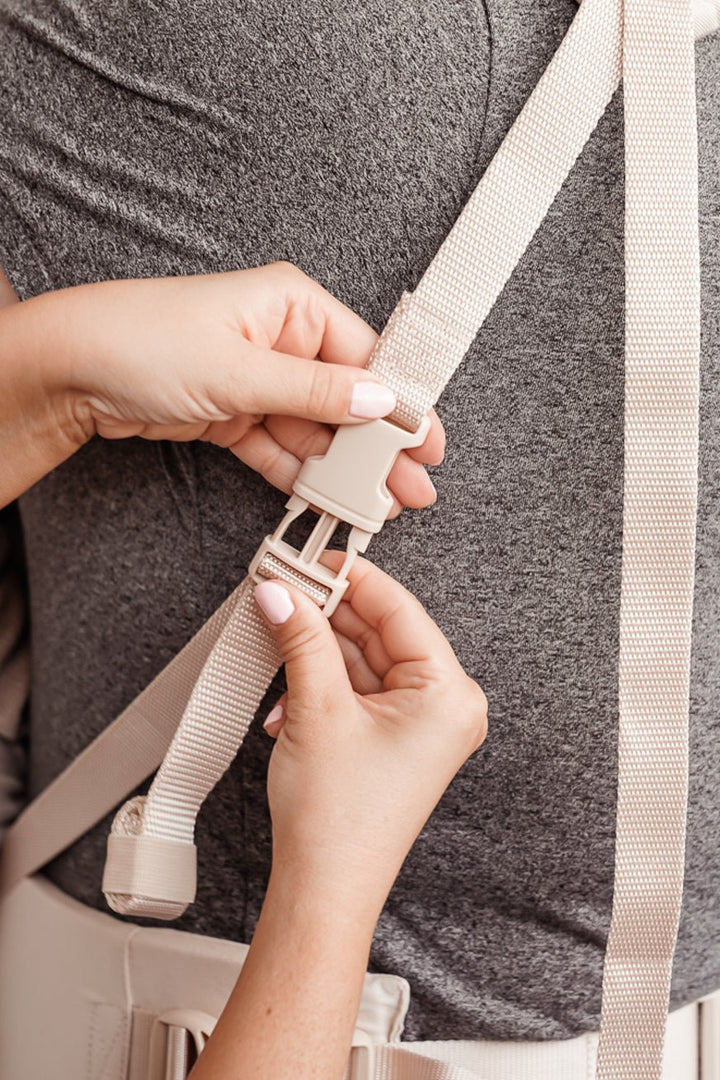 25mm Cream Chest Strap with Buckle - KOKADI