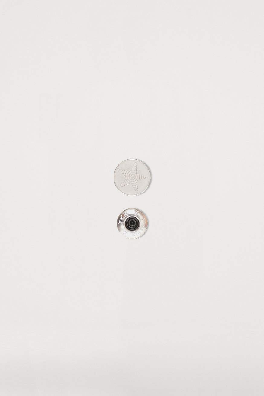 Female snap button, silver (new) - KOKADI