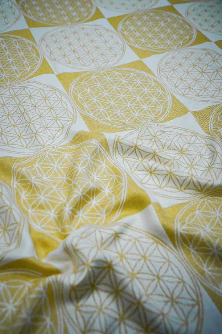 Flower of Life Gold Snuggle Blanket - KOKADI