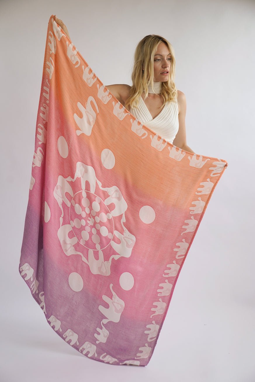 Ella Elephant Parade Snuggle Blanket - KOKADI