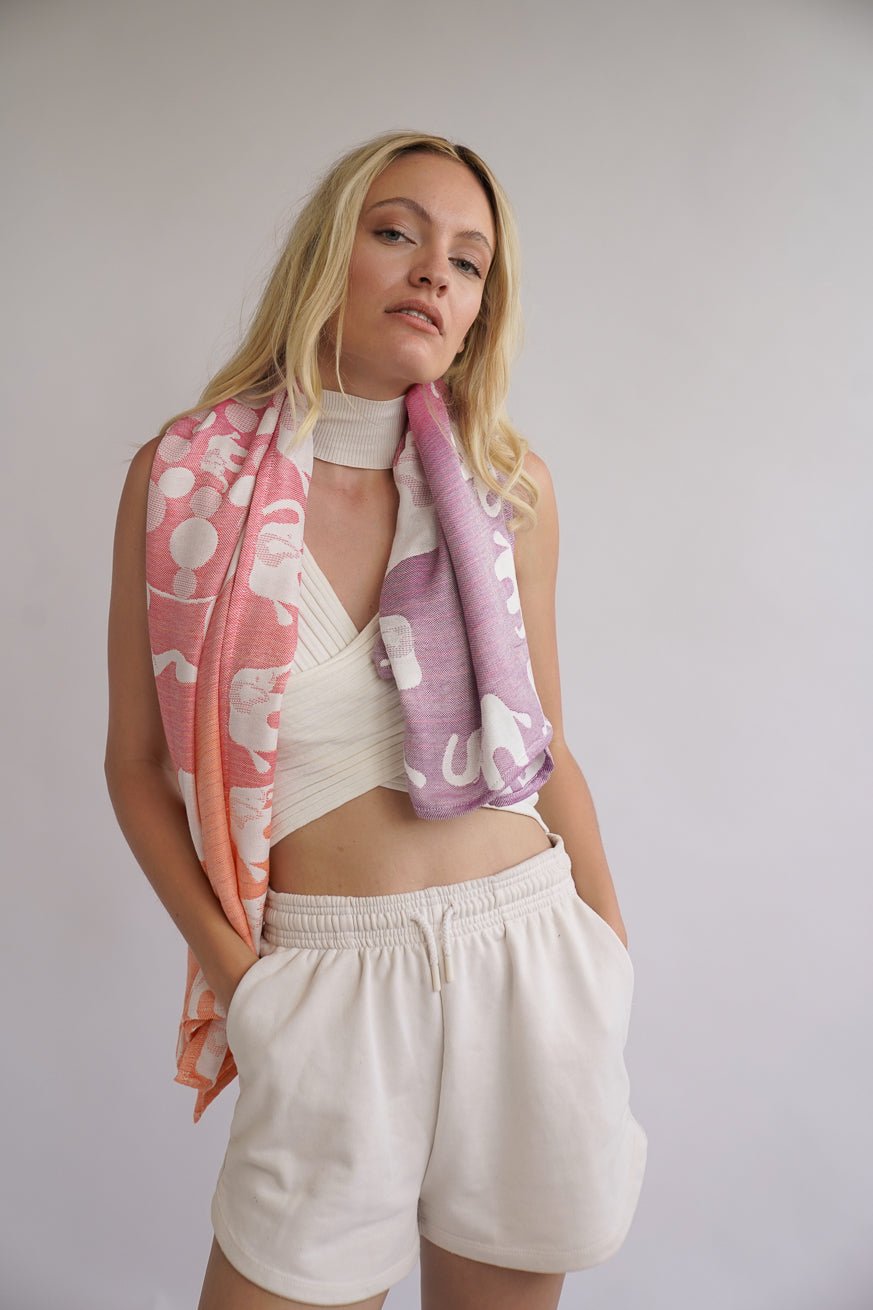 Ella Elephant Parade Snuggle Blanket - KOKADI