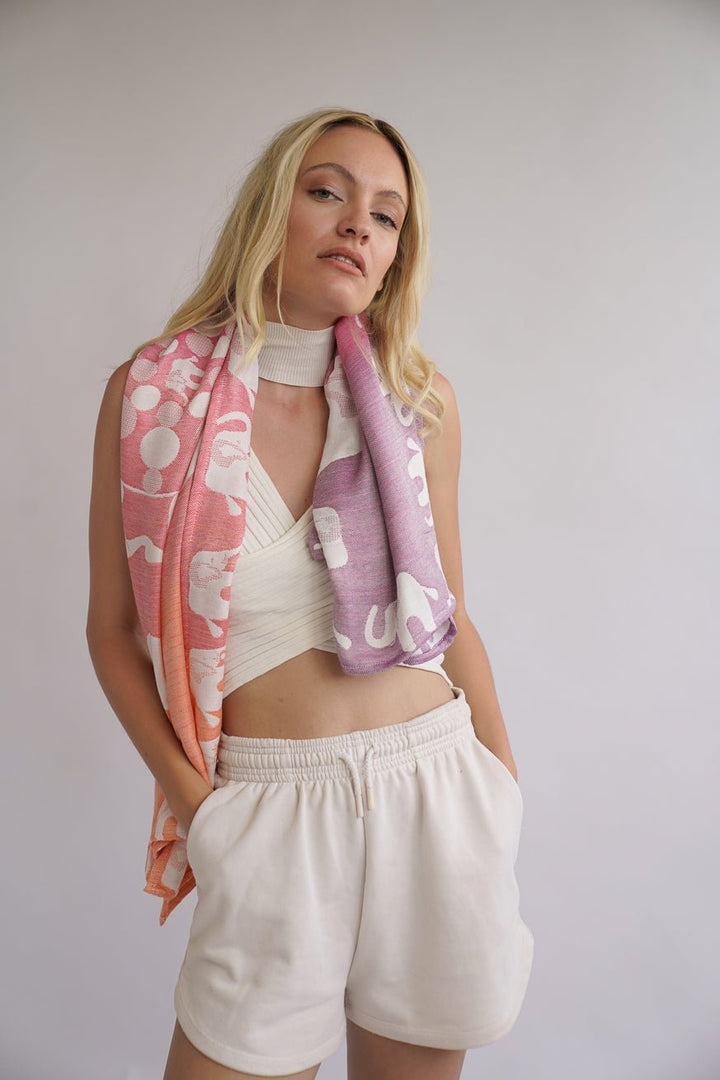Ella Elephant Parade Snuggle Blanket - KOKADI