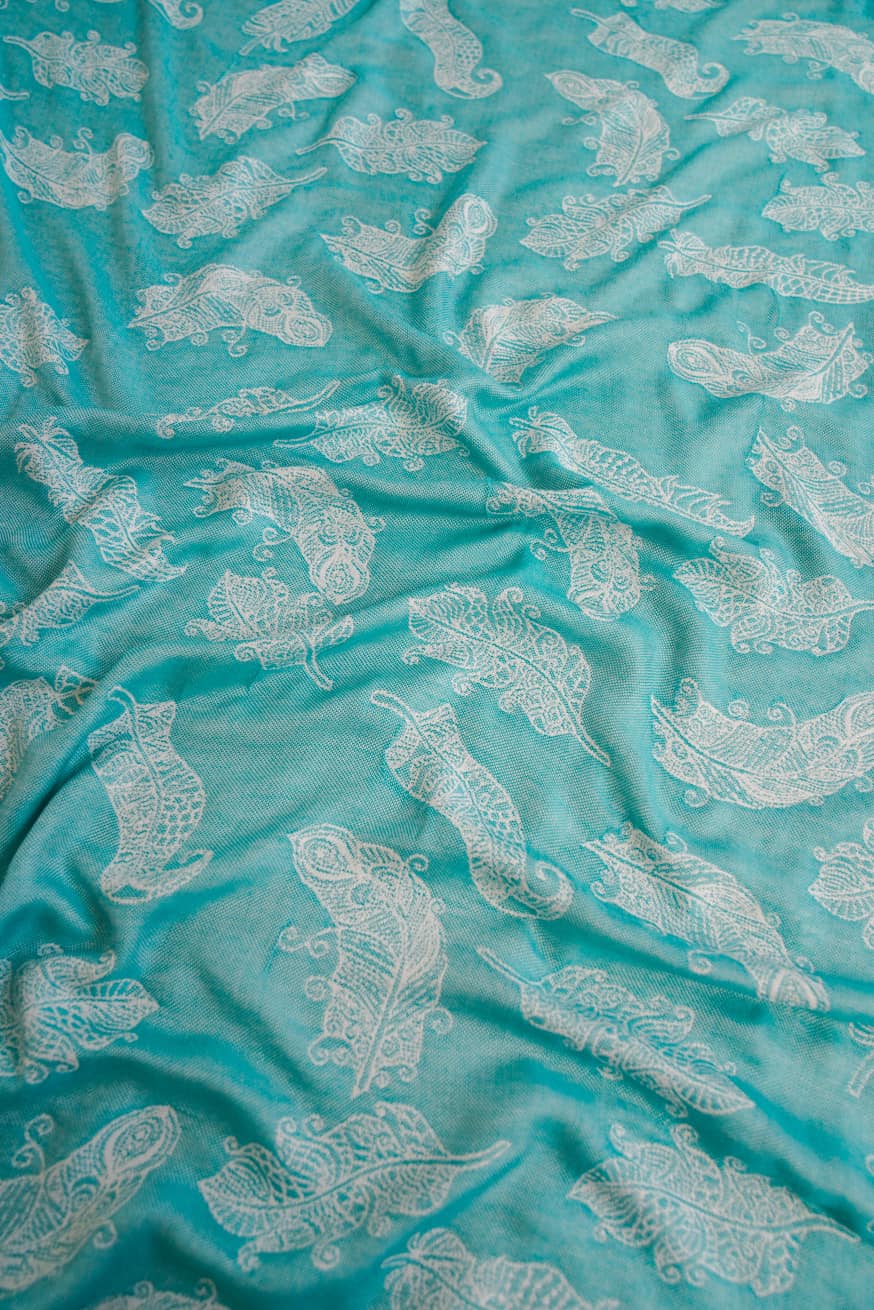 Alexandra Mandala Feathers Snuggle Blanket - KOKADI