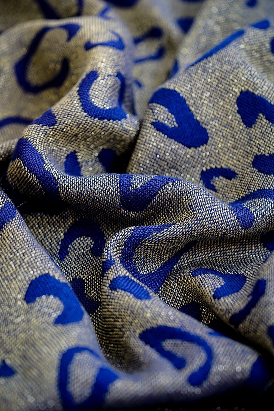 Safari Cuddle Blanket, Sapphire Gold - KOKADI