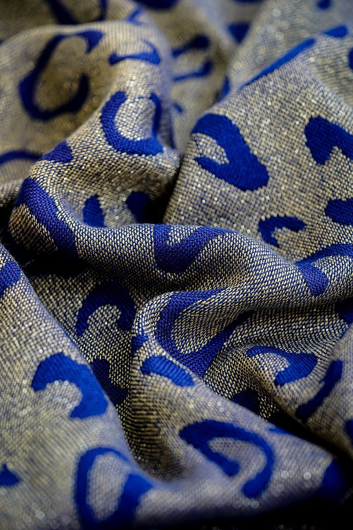 Safari Cuddle Blanket, Sapphire Gold - KOKADI