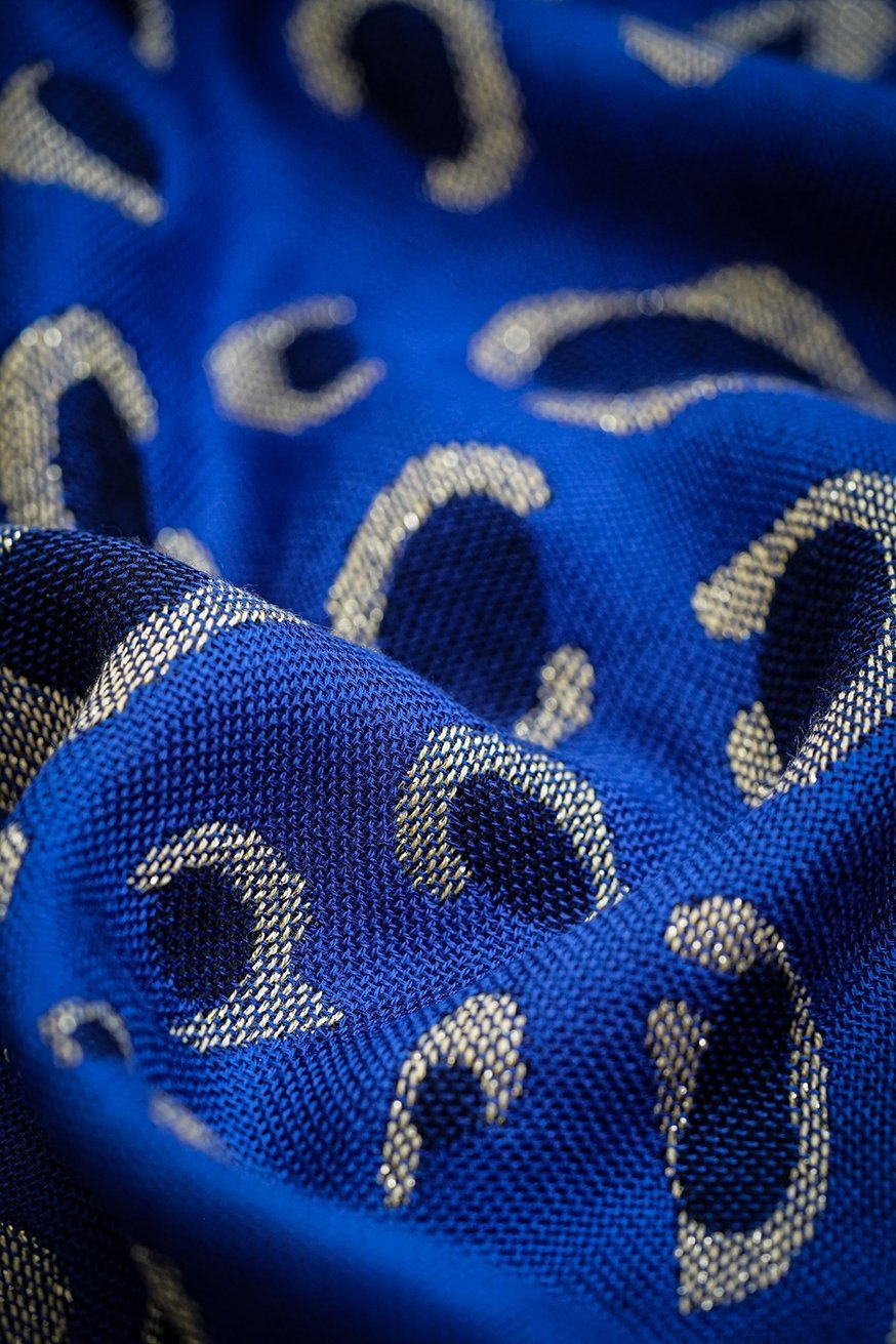 Safari Cuddle Blanket, Sapphire Gold - KOKADI