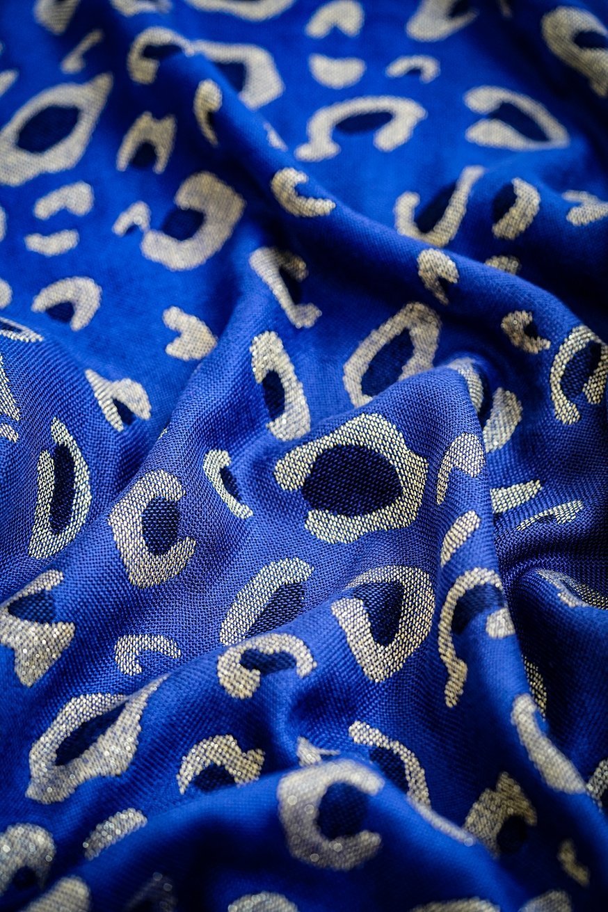 Safari Cuddle Blanket, Sapphire Gold - KOKADI