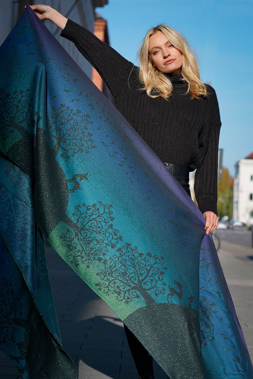 Baby Wrap Deep Blue Wonderland - KOKADI